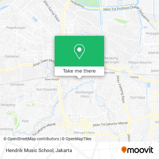 Hendrik Music School map