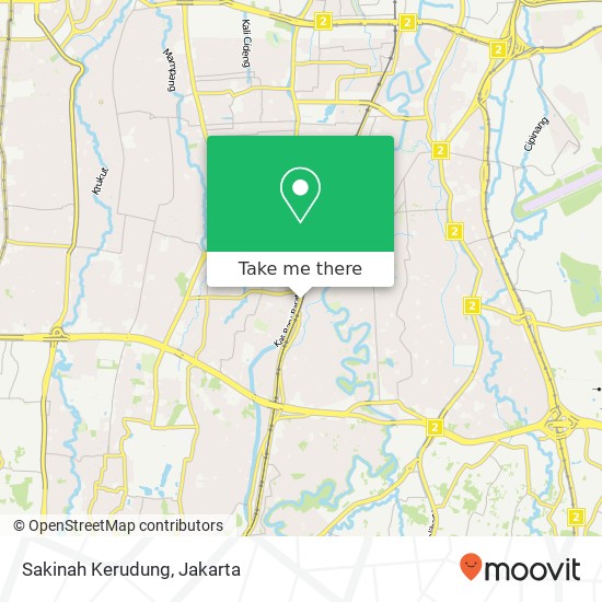 Sakinah Kerudung, Jalan Pasar Minggu Raya map