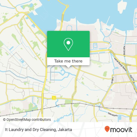 It Laundry and Dry Cleaning, Jalan Kebon Jahe Cengkareng map