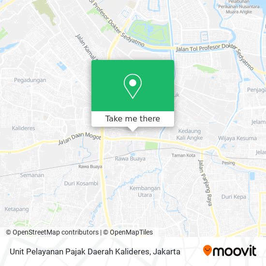 Unit Pelayanan Pajak Daerah Kalideres map