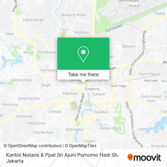Kantor Notaris & Ppat Sri Ajuni Purnomo Hadi Sh map