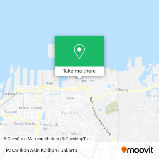 Pasar Ikan Asin Kalibaru map