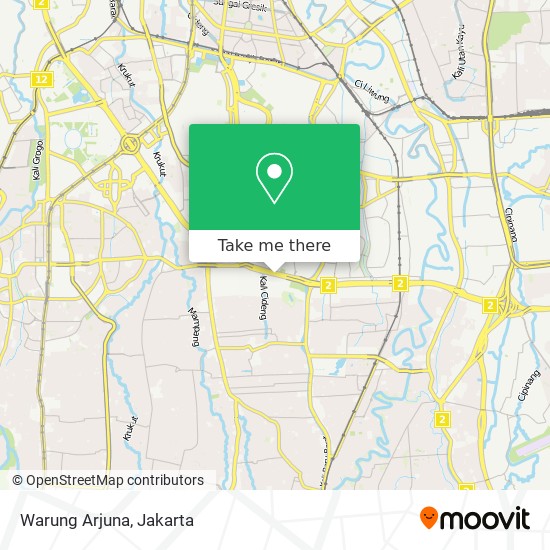 Warung Arjuna map