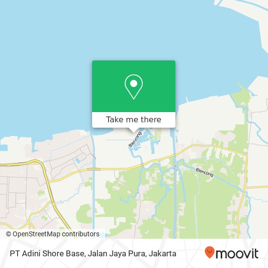 PT Adini Shore Base, Jalan Jaya Pura map