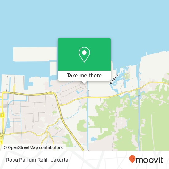 Rosa Parfum Refill, Jalan Sungai Landak map