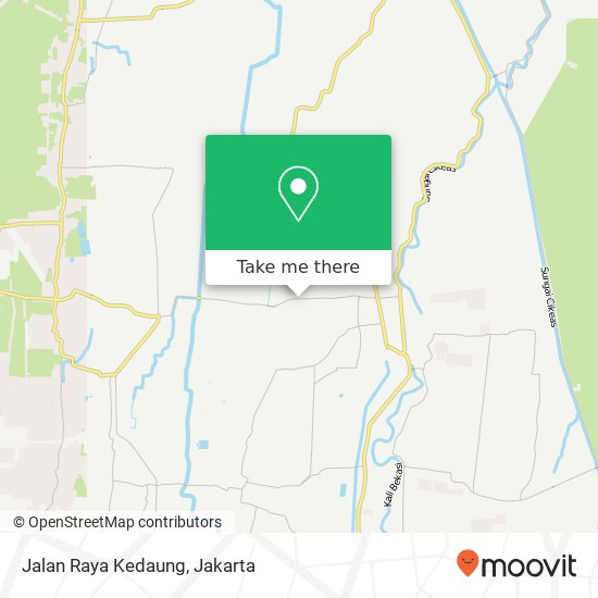 Jalan Raya Kedaung, Babelan map