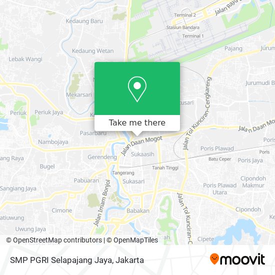 SMP PGRI Selapajang Jaya map