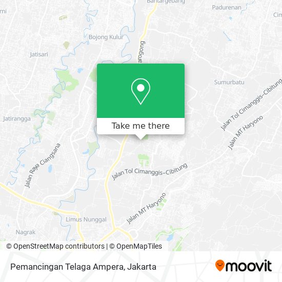 Pemancingan Telaga Ampera map