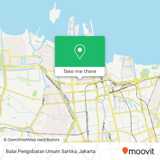 Balai Pengobatan Umum Sartika, Jalan Tanah Pasir map