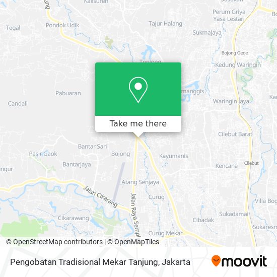 Pengobatan Tradisional Mekar Tanjung map