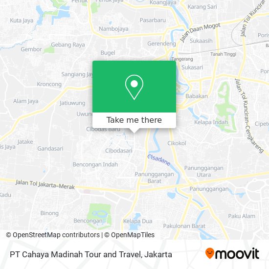 PT Cahaya Madinah Tour and Travel map