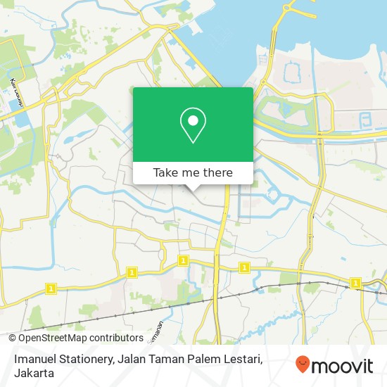 Imanuel Stationery, Jalan Taman Palem Lestari map