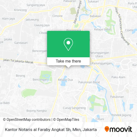 Kantor Notaris al Faraby Angkat Sh, Mkn map