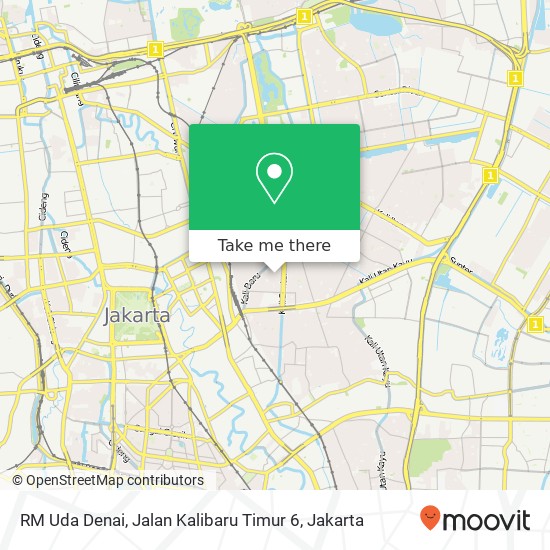 RM Uda Denai, Jalan Kalibaru Timur 6 map