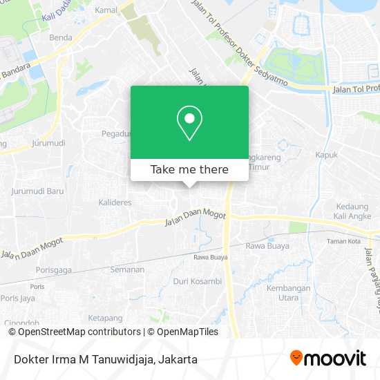 Dokter Irma M Tanuwidjaja map