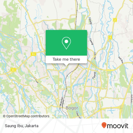 Saung Ibu, Perumahan Griya Cimanggu Indah Tanah Sereal map