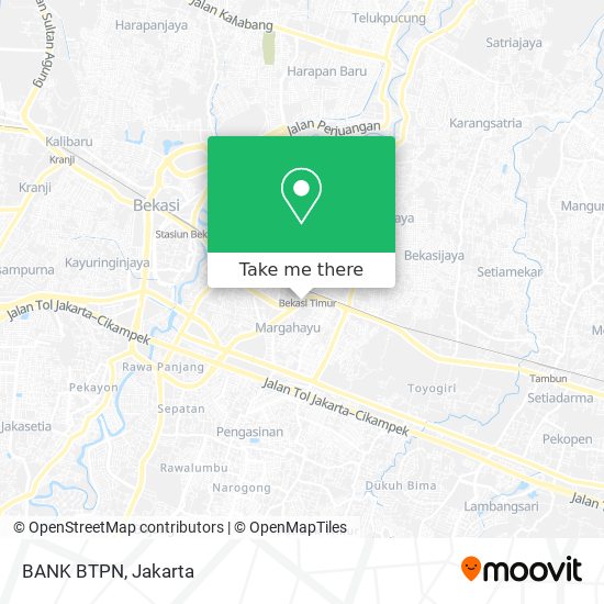 BANK BTPN map