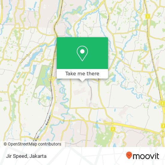 Jir Speed, Cimanggis map