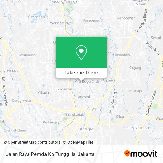 Jalan Raya Pemda Kp Tunggilis map