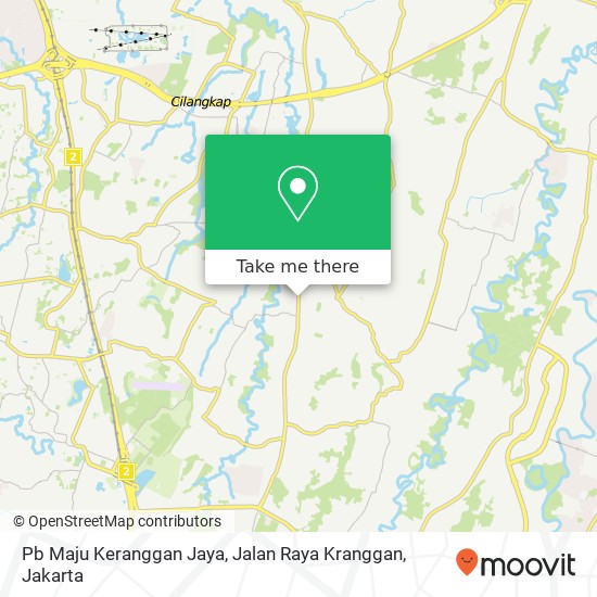 Pb Maju Keranggan Jaya, Jalan Raya Kranggan map