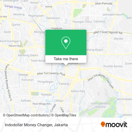 Indodollar Money Changer map