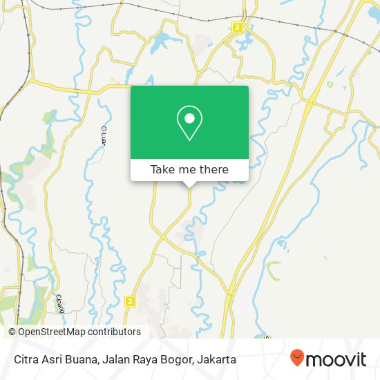 Citra Asri Buana, Jalan Raya Bogor map