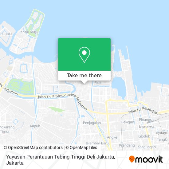 Yayasan Perantauan Tebing Tinggi Deli Jakarta map