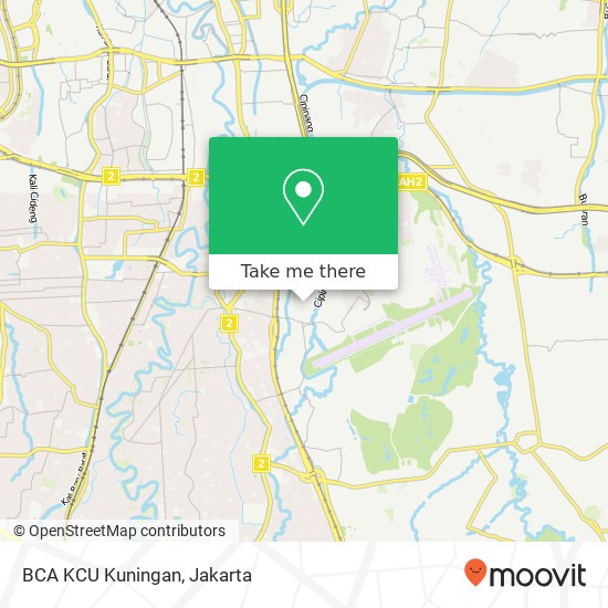 BCA KCU Kuningan map