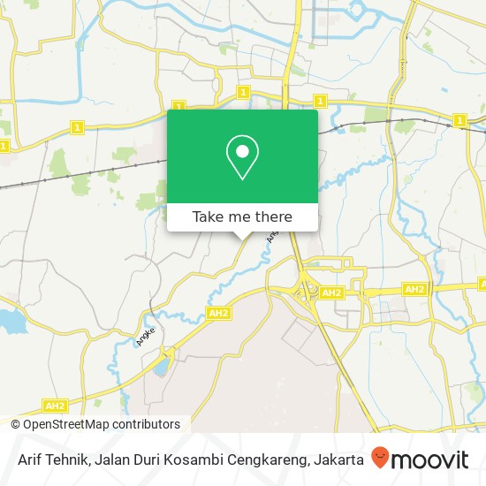 Arif Tehnik, Jalan Duri Kosambi Cengkareng map