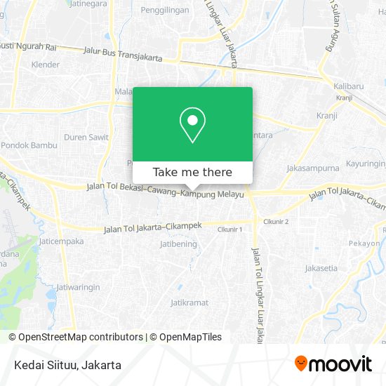 Kedai Siituu map