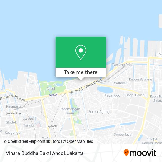 Vihara Buddha Bakti Ancol map