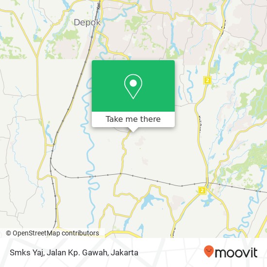 Smks Yaj, Jalan Kp. Gawah map