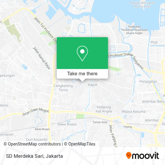 SD Merdeka Sari map