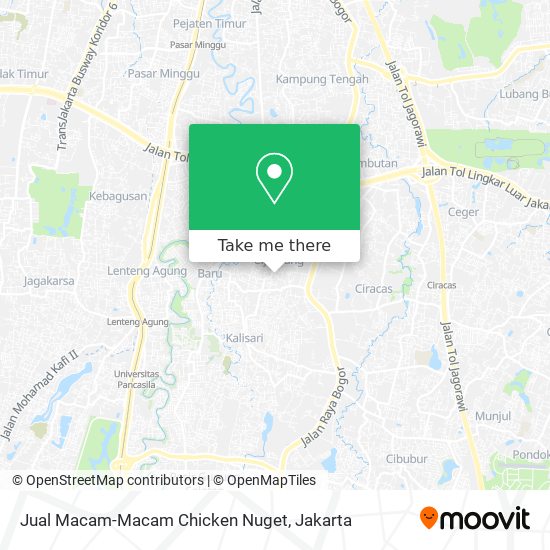 Jual Macam-Macam Chicken Nuget map