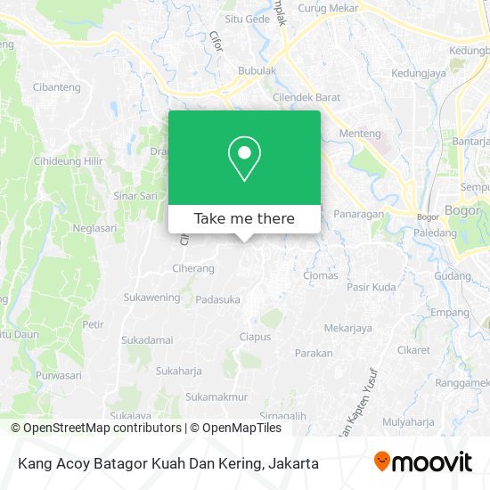 Kang Acoy Batagor Kuah Dan Kering map