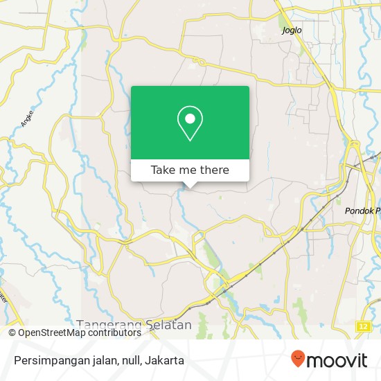 Persimpangan jalan, null map