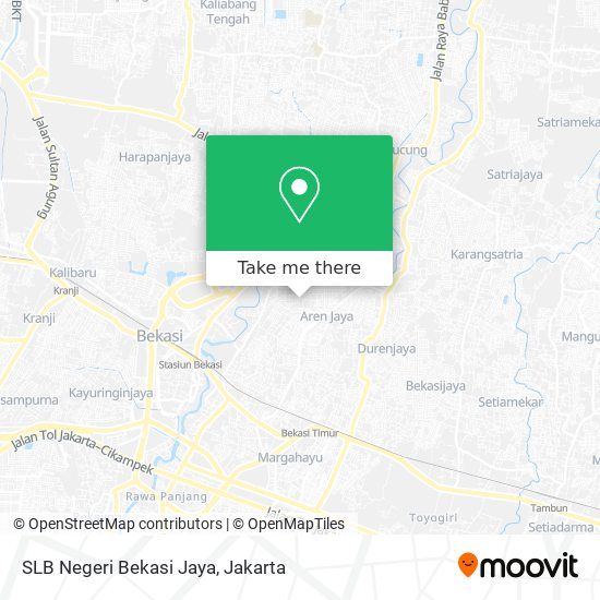 SLB Negeri Bekasi Jaya map