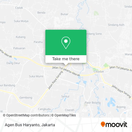 Agen Bus Haryanto map