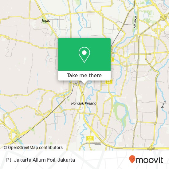 Pt. Jakarta Allum Foil map