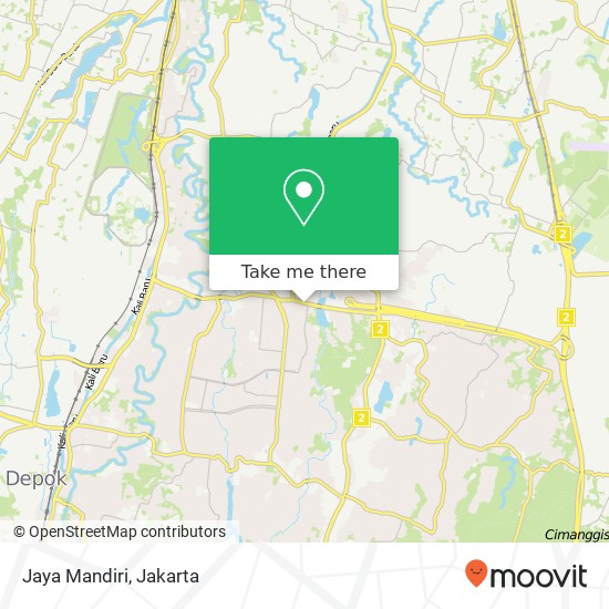 Jaya Mandiri, Jalan Ir. H. Juanda map