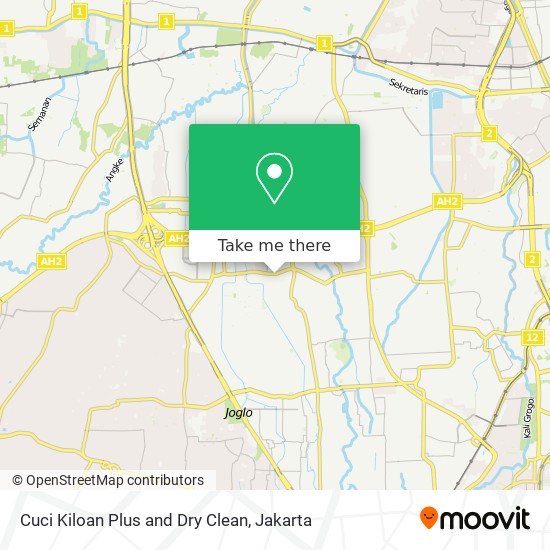 Cuci Kiloan Plus and Dry Clean map