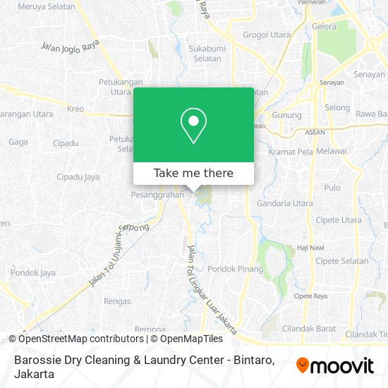 Barossie Dry Cleaning & Laundry Center - Bintaro map