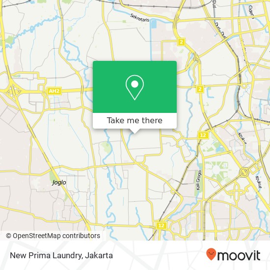 New Prima Laundry, Jalan Daud Kebon Jeruk map