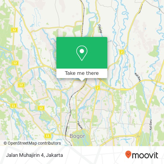 Jalan Muhajirin 4 map