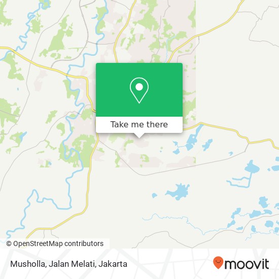Musholla, Jalan Melati map