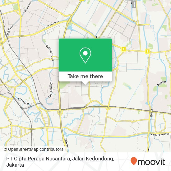 PT Cipta Peraga Nusantara, Jalan Kedondong map