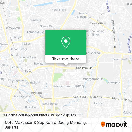 Coto Makassar & Sop Konro Daeng Memang map