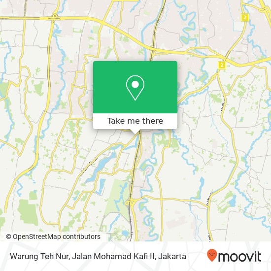 Warung Teh Nur, Jalan Mohamad Kafi II map