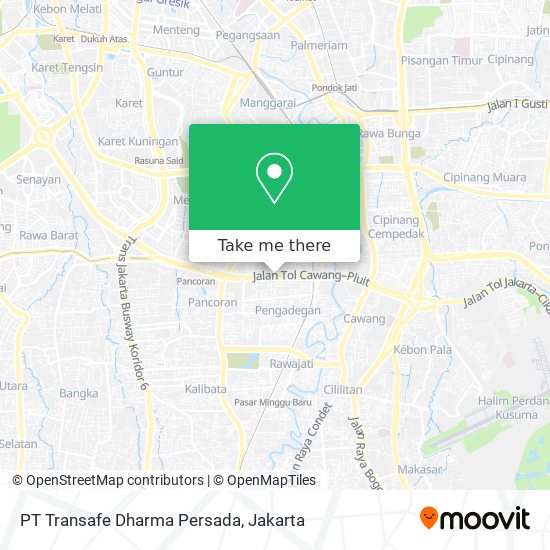 PT Transafe Dharma Persada map