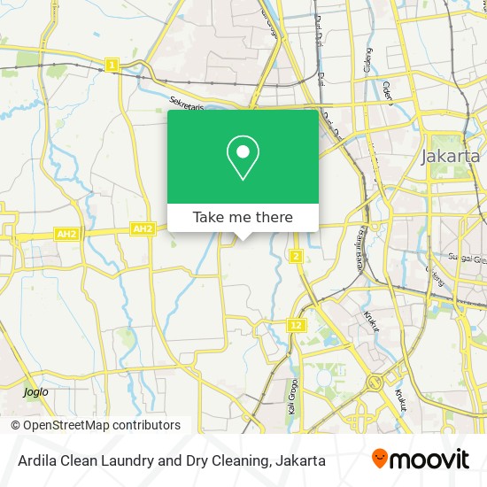 Ardila Clean Laundry and Dry Cleaning map